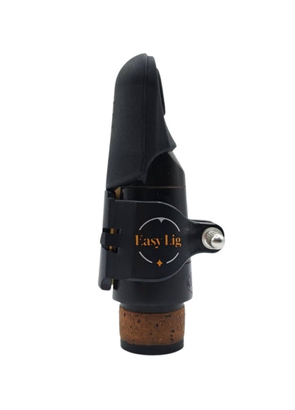 Easy Lig black clarinet ligature with screw adjustment best clarinet ligature for beginners